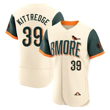 Men's Baltimore Orioles Andrew Kittredge ＃39 Cream Authentic 2026 City Connect Stadium Jersey