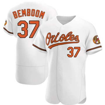 Men's Baltimore Orioles Anthony Bemboom ＃37 White Authentic Home Jersey
