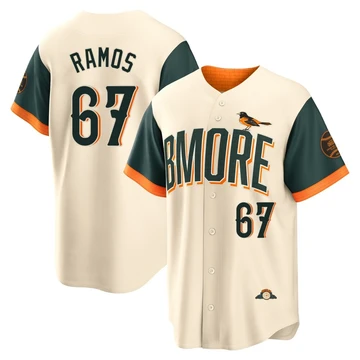 Men's Baltimore Orioles Bryan Ramos ＃67 Cream Limited 2026 City Connect Stadium Jersey