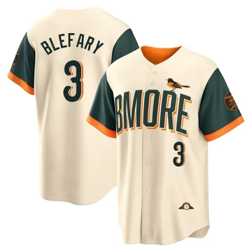 Men's Baltimore Orioles Curt Blefary ＃3 Cream Limited 2026 City Connect Stadium Jersey