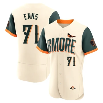 Men's Baltimore Orioles Dietrich Enns ＃71 Cream Authentic 2026 City Connect Stadium Jersey