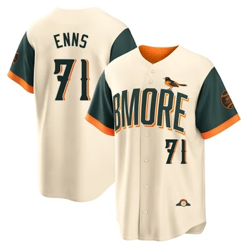 Men's Baltimore Orioles Dietrich Enns ＃71 Cream Limited 2026 City Connect Stadium Jersey