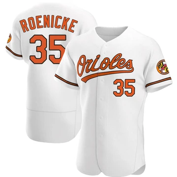 Men's Baltimore Orioles Gary Roenicke ＃35 White Authentic Home Jersey