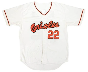 Men's Baltimore Orioles Jim Palmer ＃22 Cream Authentic 1970 Throwback Jersey