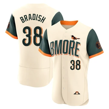 Men's Baltimore Orioles Kyle Bradish ＃38 Cream Authentic 2026 City Connect Stadium Jersey