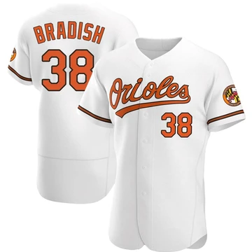 Men's Baltimore Orioles Kyle Bradish ＃38 White Authentic Home Jersey