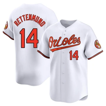 Men's Baltimore Orioles Merv Rettenmund ＃14 White Limited Home Jersey