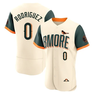 Men's Baltimore Orioles Miguel Rodriguez ＃0 Cream Authentic 2026 City Connect Stadium Jersey