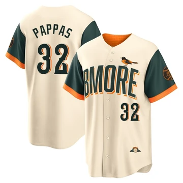 Men's Baltimore Orioles Milt Pappas ＃32 Cream Limited 2026 City Connect Stadium Jersey