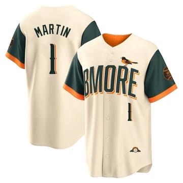 Men's Baltimore Orioles Richie Martin ＃1 Cream Limited 2026 City Connect Stadium Jersey