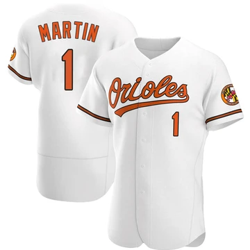 Men's Baltimore Orioles Richie Martin ＃1 White Authentic Home Jersey