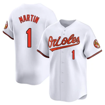 Men's Baltimore Orioles Richie Martin ＃1 White Limited Home Jersey