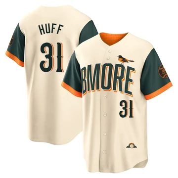 Men's Baltimore Orioles Sam Huff ＃31 Cream Limited 2026 City Connect Stadium Jersey
