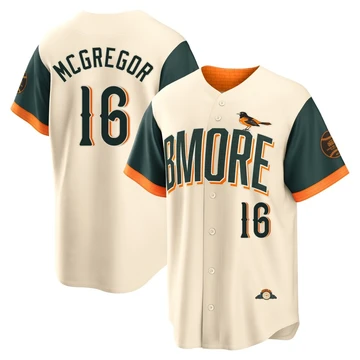 Men's Baltimore Orioles Scott Mcgregor ＃16 Cream Limited 2026 City Connect Stadium Jersey