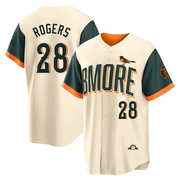 Men's Baltimore Orioles Trevor Rogers ＃28 Cream Limited 2026 City Connect Stadium Jersey