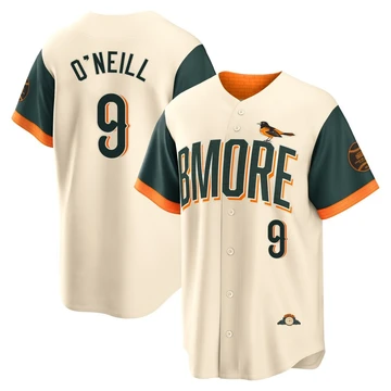 Men's Baltimore Orioles Tyler O'Neill ＃9 Cream Limited 2026 City Connect Stadium Jersey