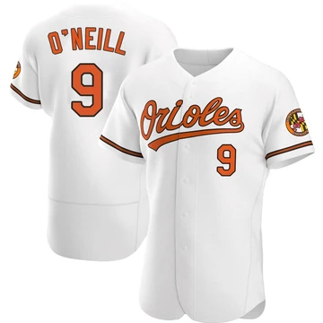 Men's Baltimore Orioles Tyler O'Neill ＃9 White Authentic Home Jersey