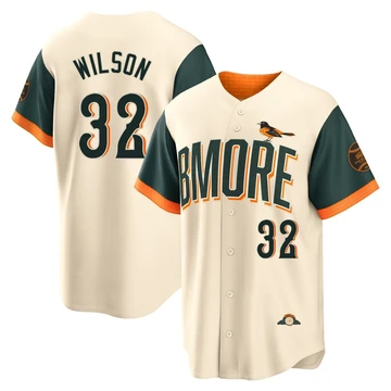 Men's Baltimore Orioles Weston Wilson ＃32 Cream Limited 2026 City Connect Stadium Jersey