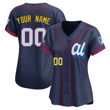 Women's Baltimore Orioles Custom ＃00 Navy Limited American League 2025 All-Star Edition Jersey