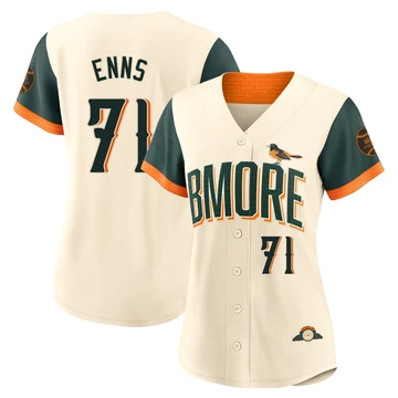 Women's Baltimore Orioles Dietrich Enns ＃71 Cream Limited 2026 City Connect Stadium Jersey