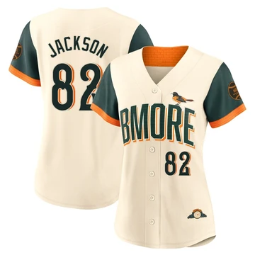 Women's Baltimore Orioles Jeremiah Jackson ＃82 Cream Limited 2026 City Connect Stadium Jersey