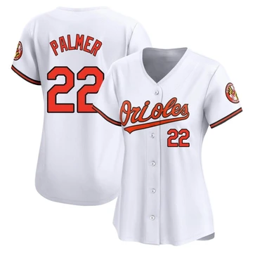 Women's Baltimore Orioles Jim Palmer ＃22 White Limited Home Jersey