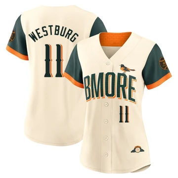 Women's Baltimore Orioles Jordan Westburg ＃11 Cream Limited 2026 City Connect Stadium Jersey