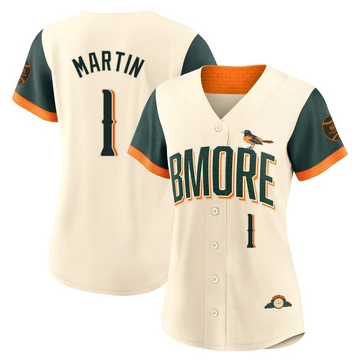 Women's Baltimore Orioles Richie Martin ＃1 Cream Limited 2026 City Connect Stadium Jersey