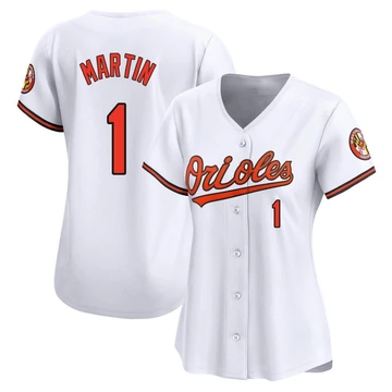 Women's Baltimore Orioles Richie Martin ＃1 White Limited Home Jersey