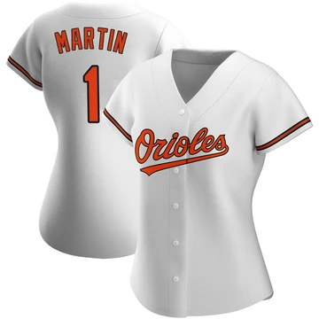 Women's Baltimore Orioles Richie Martin ＃1 White Replica Home Jersey
