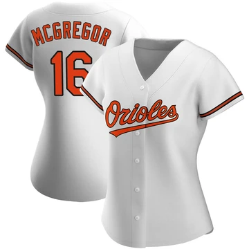 Women's Baltimore Orioles Scott Mcgregor ＃16 White Authentic Home Jersey