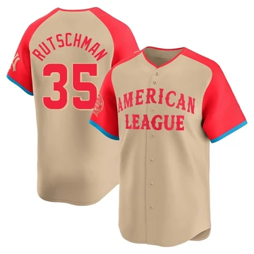 Youth Baltimore Orioles Adley Rutschman ＃35 Cream Limited American League 2024 All-Star Game Jersey