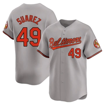 Youth Baltimore Orioles Albert Suarez ＃49 Gray Limited Road Jersey