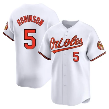 Youth Baltimore Orioles Brooks Robinson ＃5 White Limited Home Jersey