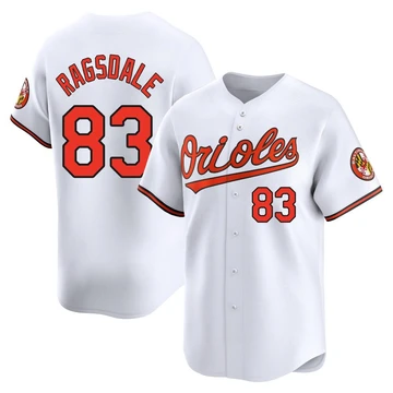 Youth Baltimore Orioles Carson Ragsdale ＃83 White Limited Home Jersey