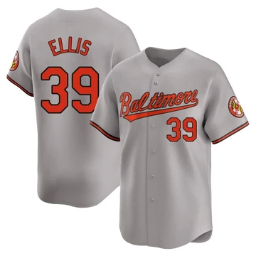 Youth Baltimore Orioles Chris Ellis ＃39 Gray Limited Road Jersey