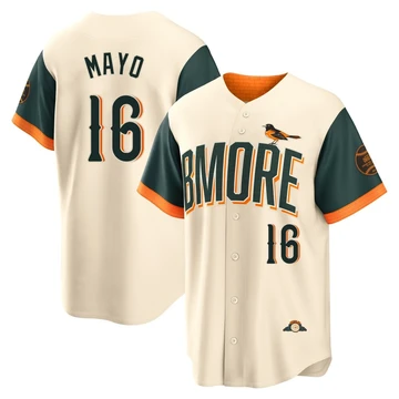 Youth Baltimore Orioles Coby Mayo ＃16 Cream Limited 2026 City Connect Stadium Jersey