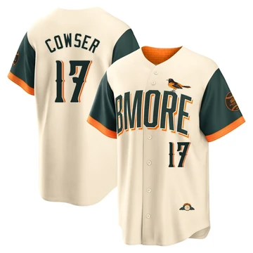 Youth Baltimore Orioles Colton Cowser ＃17 Cream Limited 2026 City Connect Stadium Jersey