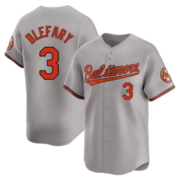 Youth Baltimore Orioles Curt Blefary ＃3 Gray Limited Road Jersey