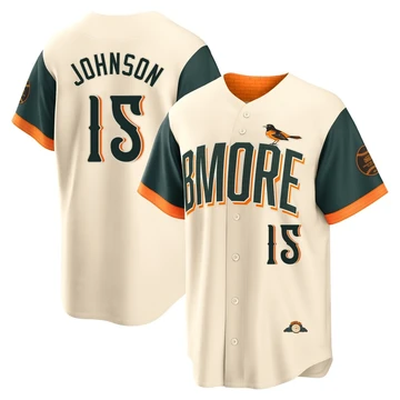 Youth Baltimore Orioles Davey Johnson ＃15 Cream Limited 2026 City Connect Stadium Jersey