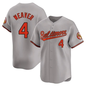Youth Baltimore Orioles Earl Weaver ＃4 Gray Limited Road Jersey