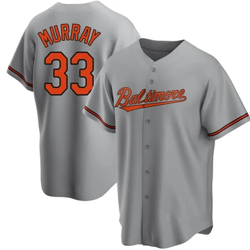 Youth Baltimore Orioles Eddie Murray ＃33 Gray Replica Road Jersey