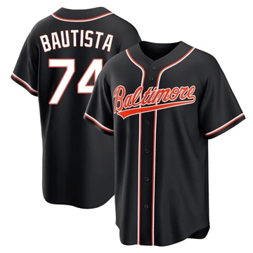 Youth Baltimore Orioles Felix Bautista ＃74 Black Replica Fashion Out Jersey