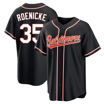 Youth Baltimore Orioles Gary Roenicke ＃35 Black Replica Fashion Out Jersey