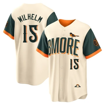 Youth Baltimore Orioles Hoyt Wilhelm ＃15 Cream Limited 2026 City Connect Stadium Jersey