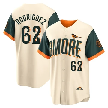 Youth Baltimore Orioles Johnathan Rodriguez ＃62 Cream Limited 2026 City Connect Stadium Jersey