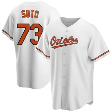 Youth Baltimore Orioles Livan Soto ＃73 White Replica Home Jersey