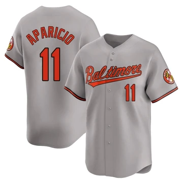 Youth Baltimore Orioles Luis Aparicio ＃11 Gray Limited Road Jersey