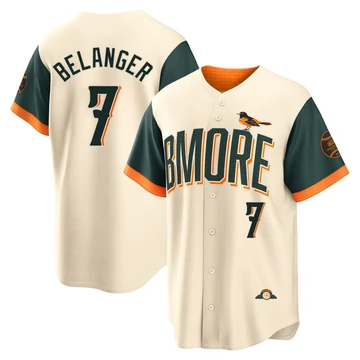 Youth Baltimore Orioles Mark Belanger ＃7 Cream Limited 2026 City Connect Stadium Jersey