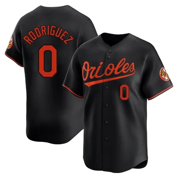 Youth Baltimore Orioles Miguel Rodriguez ＃0 Black Limited Alternate Jersey